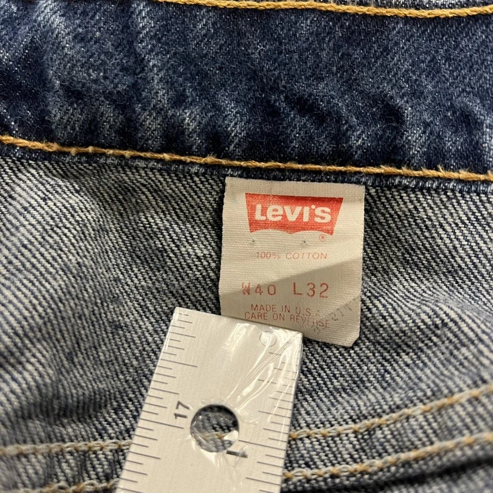 Levi's Jeans Men's 40x32 Blue 517 Boot Cut Denim Orange Tab Vintage USA 80's